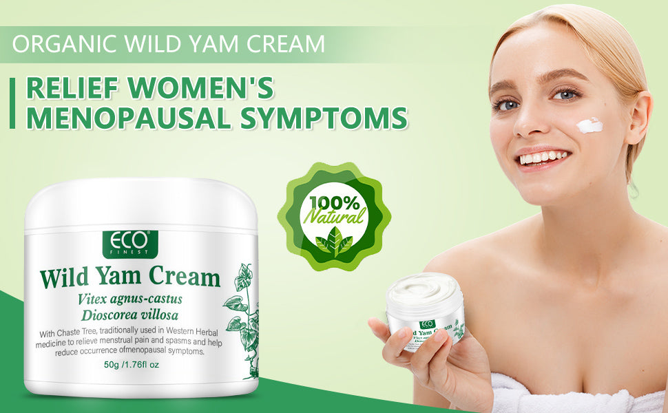 Wild Yam Cream Hormone Balance, 100% Natural Plant-based Formula, 4 OZ